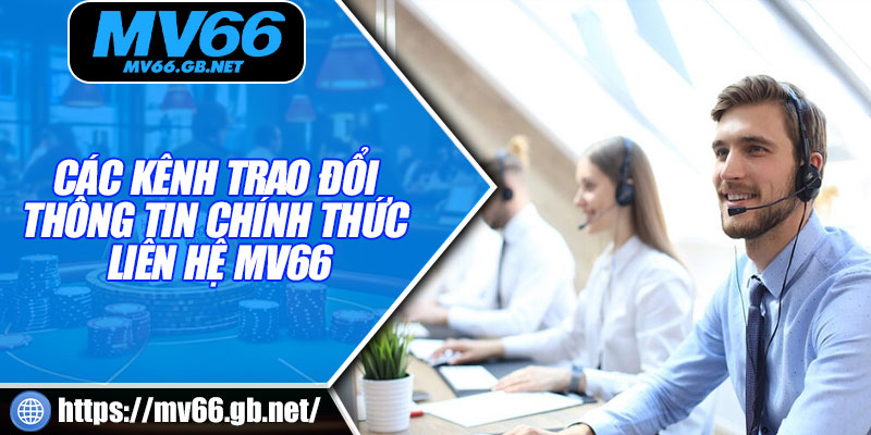 Các kênh trao đổi thông tin chính thức liên hệ MV66